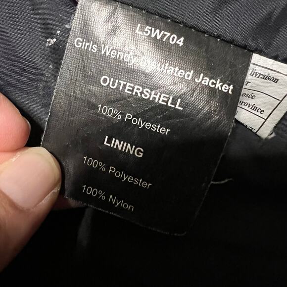 686 Wendy Snow Coat Kids Girls Youth Medium Abstract Roses Ski Snowboarding - Picture 7 of 12